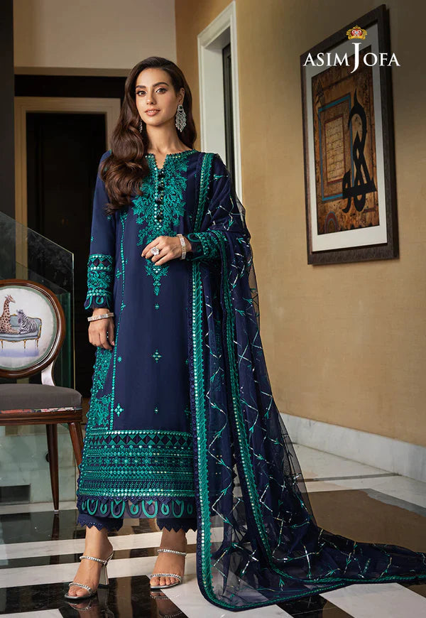 Asim Jofa | Rang e Noor 23 | AJRN-22 - Hoorain Designer Wear - Pakistani Ladies Branded Stitched Clothes in United Kingdom, United states, CA and Australia