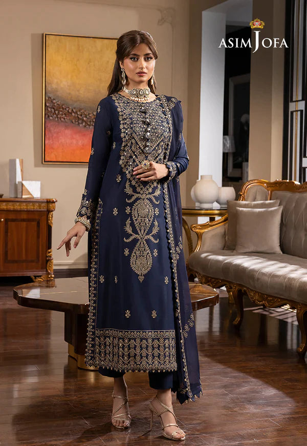 Asim Jofa | Rang e Noor 23 | AJRN-16 - Hoorain Designer Wear - Pakistani Ladies Branded Stitched Clothes in United Kingdom, United states, CA and Australia