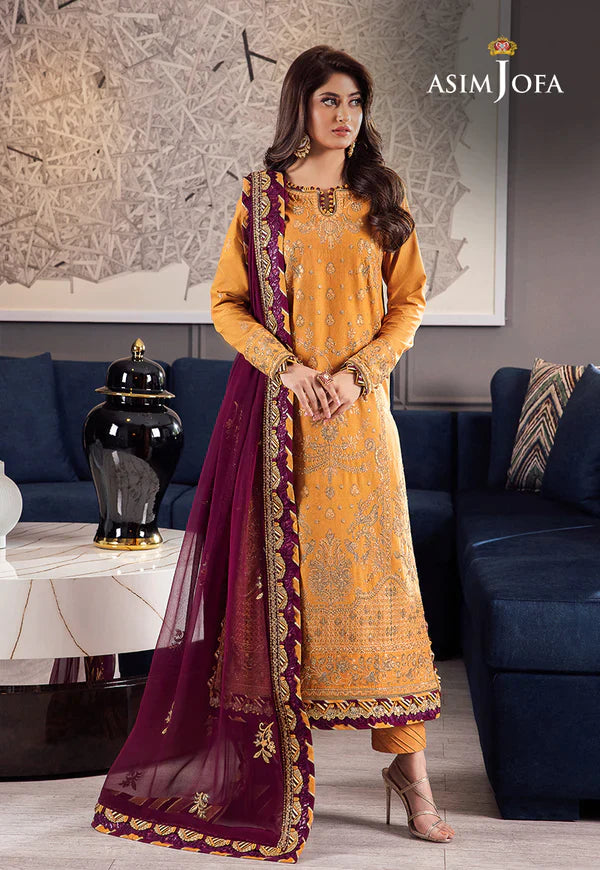 Asim Jofa | Rang e Noor 23 | AJRN-05 - Hoorain Designer Wear - Pakistani Ladies Branded Stitched Clothes in United Kingdom, United states, CA and Australia