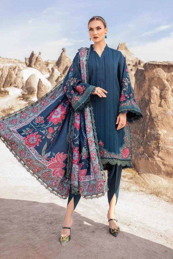 Maria B | M Prints Winter 23 | MPT-2005-B - Hoorain Designer Wear - Pakistani Ladies Branded Stitched Clothes in United Kingdom, United states, CA and Australia