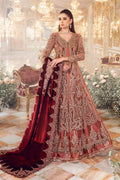 Maria B | Mbroidered Wedding Edition 23 |  Salmon Pink BD-2701 - Pakistani Clothes for women, in United Kingdom and United States