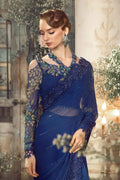 Maria B | Mbroidered Wedding Edition 23 | Cobalt Blue BD-2704 - Pakistani Clothes for women, in United Kingdom and United States