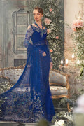 Maria B | Mbroidered Wedding Edition 23 | Cobalt Blue BD-2704 - Pakistani Clothes for women, in United Kingdom and United States