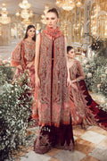 Maria B | Mbroidered Wedding Edition 23 |  Salmon Pink BD-2701 - Pakistani Clothes for women, in United Kingdom and United States