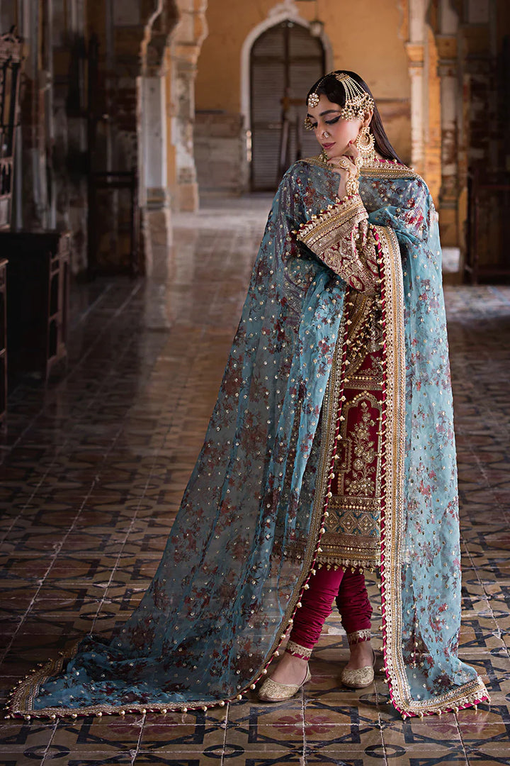 MNR | Talpur Dynasty 23 | Bibi Lal - Hoorain Designer Wear - Pakistani Ladies Branded Stitched Clothes in United Kingdom, United states, CA and Australia