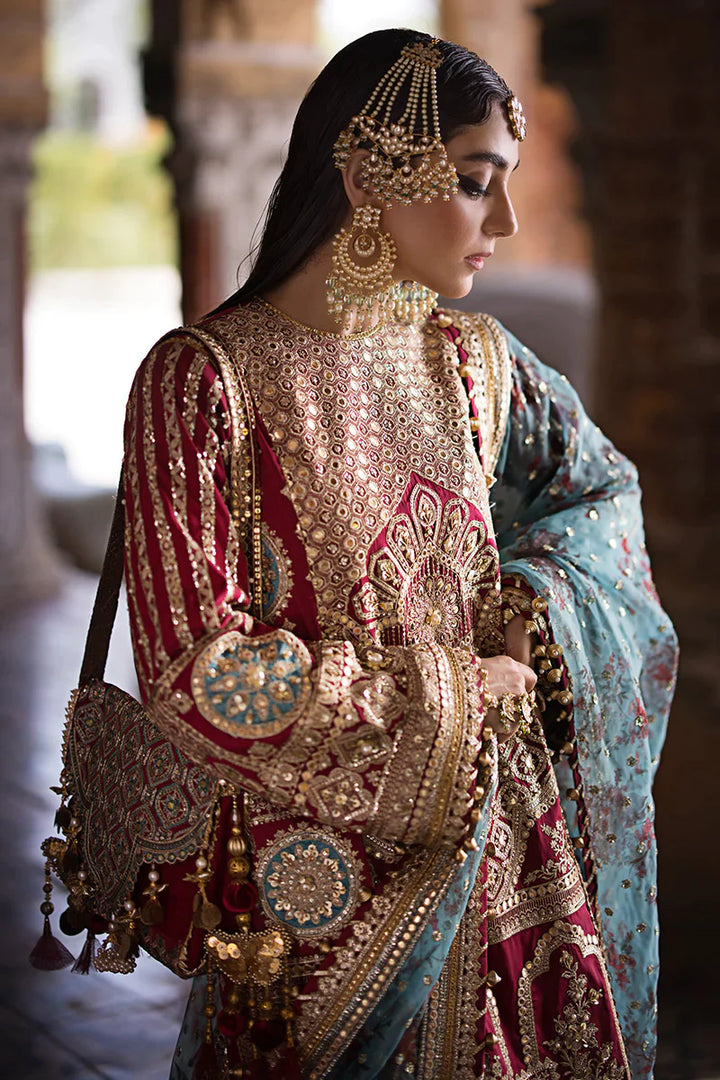 MNR | Talpur Dynasty 23 | Bibi Lal - Hoorain Designer Wear - Pakistani Ladies Branded Stitched Clothes in United Kingdom, United states, CA and Australia
