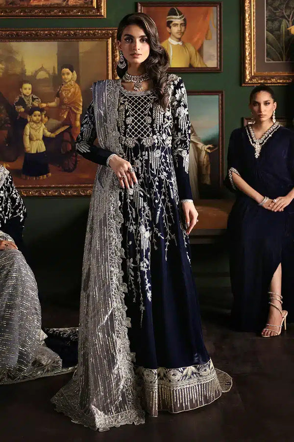 Mushq | Niloufer Velvet Edit 23 | Yasmin - Hoorain Designer Wear - Pakistani Ladies Branded Stitched Clothes in United Kingdom, United states, CA and Australia