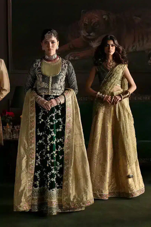 Mushq | Niloufer Velvet Edit 23 | Shahinaz - Hoorain Designer Wear - Pakistani Ladies Branded Stitched Clothes in United Kingdom, United states, CA and Australia