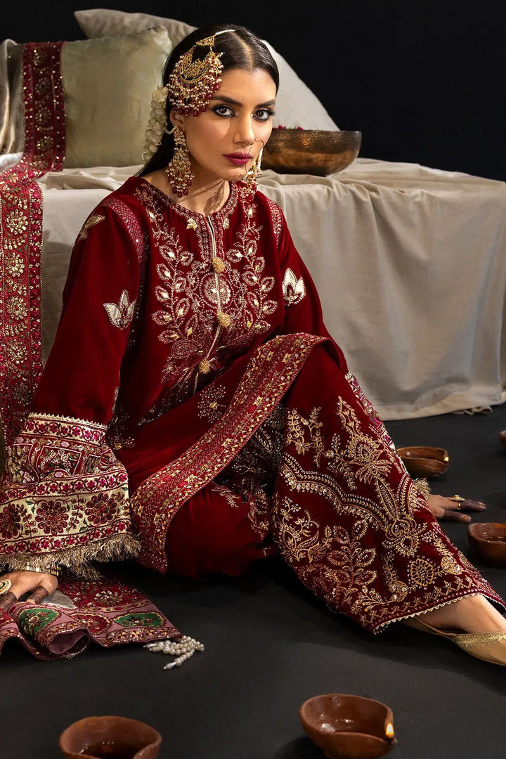 Nureh | Maya Velvet 23 | Zahara - Pakistani Clothes for women, in United Kingdom and United States