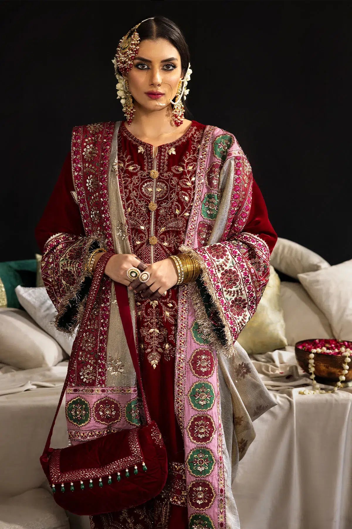 Nureh | Maya Velvet 23 | Zahara - Pakistani Clothes for women, in United Kingdom and United States