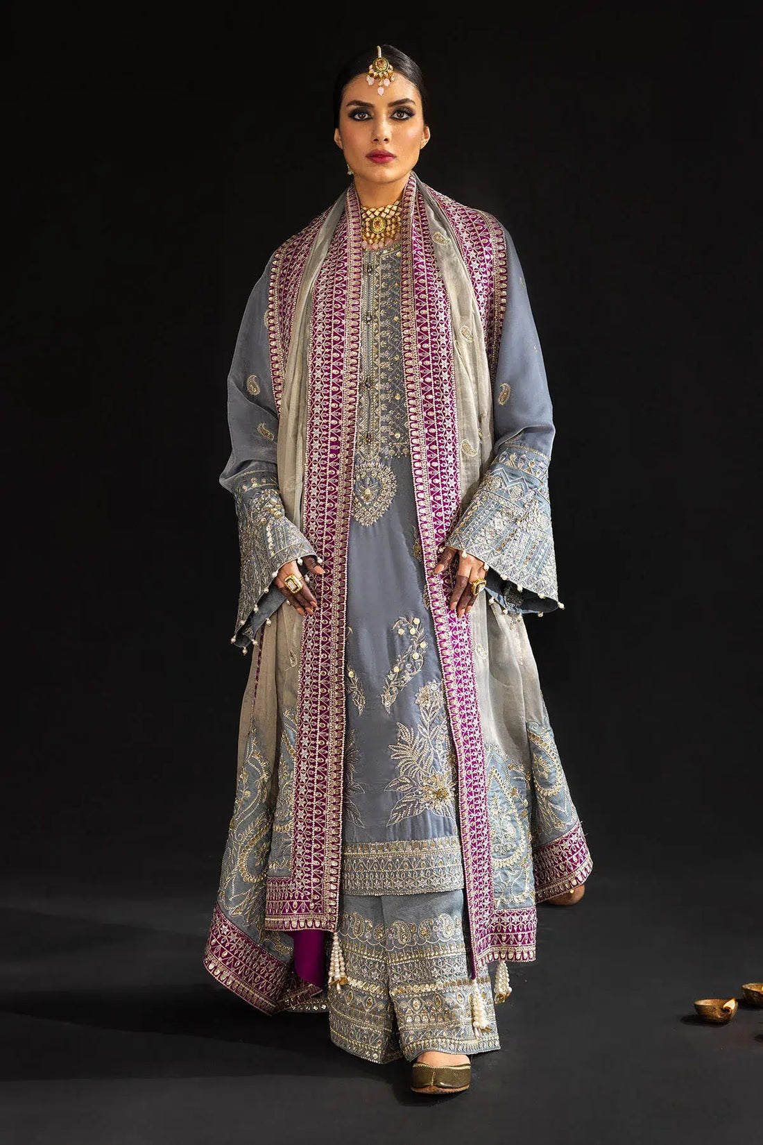 Nureh | Maya Velvet 23 | Mahal - Pakistani Clothes for women, in United Kingdom and United States