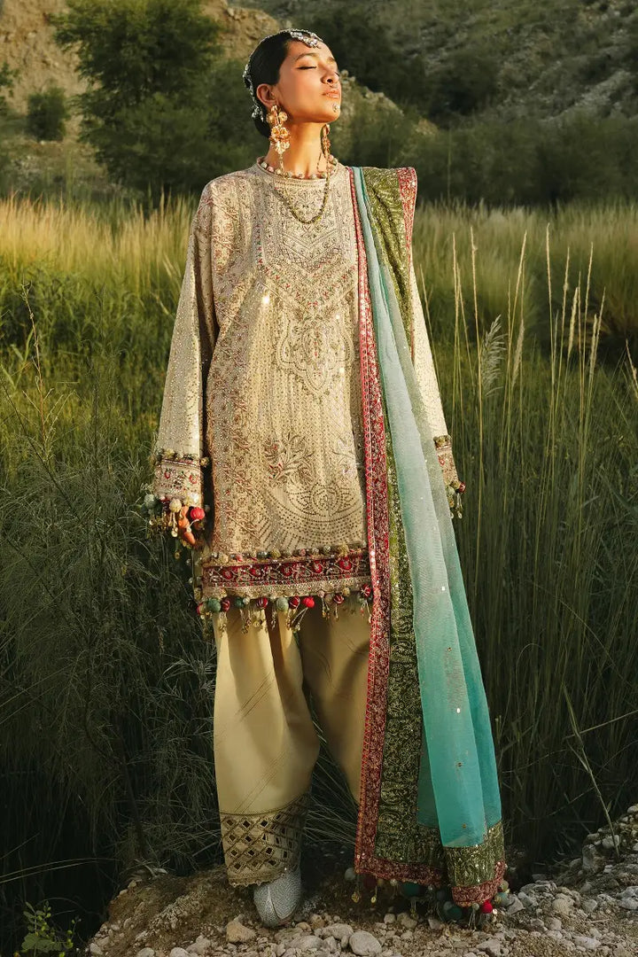 Sana Safinaz | Winter Luxury 23 | S231-006A-CV - Hoorain Designer Wear - Pakistani Ladies Branded Stitched Clothes in United Kingdom, United states, CA and Australia