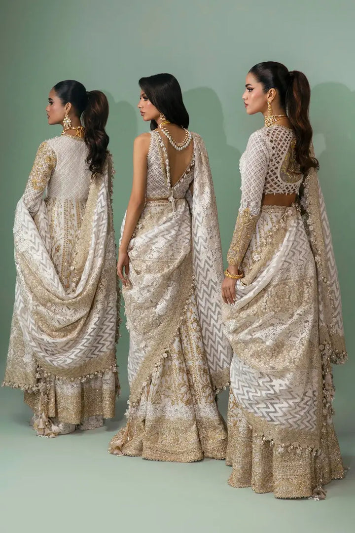 Sana Safinaz | Nura Festive 2023 | N233-003A-CL - Hoorain Designer Wear - Pakistani Ladies Branded Stitched Clothes in United Kingdom, United states, CA and Australia