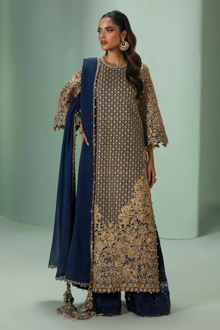 Sana Safinaz | Nura Festive 2023 | N233-006-CJ - Hoorain Designer Wear - Pakistani Ladies Branded Stitched Clothes in United Kingdom, United states, CA and Australia
