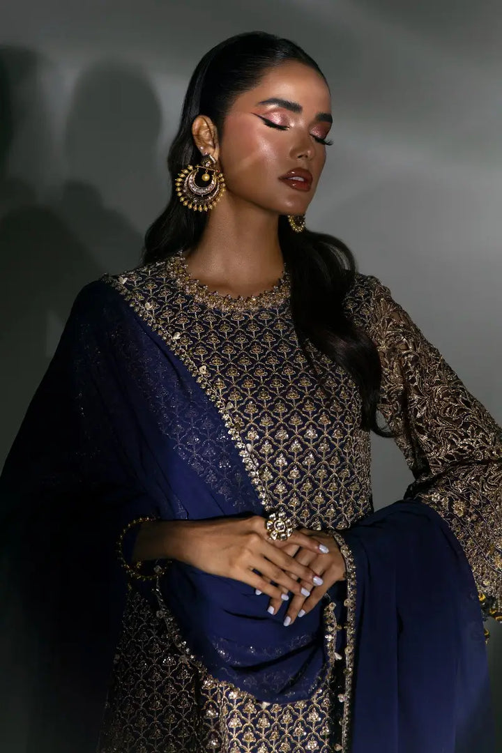 Sana Safinaz | Nura Festive 2023 | N233-006-CJ - Hoorain Designer Wear - Pakistani Ladies Branded Stitched Clothes in United Kingdom, United states, CA and Australia