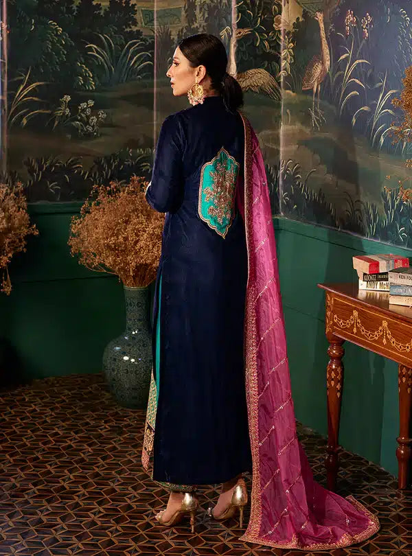 Zainab Chottani | Luxury Velvet Collection 23 | Amira - Hoorain Designer Wear - Pakistani Designer Clothes for women, in United Kingdom, United states, CA and Australia